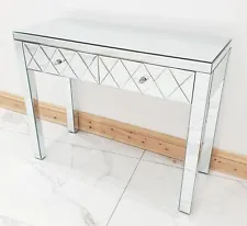 Dressing Table Vanity Table Entrance Hall Table Mirrored Glass Console Desk SALE