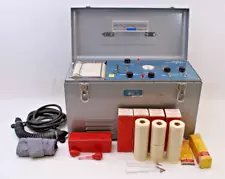 VINTAGE KEELER POLYGRAPH LIE DETECTOR MACHINE MODEL 6303 SERIAL NO. 471 + EXTRAS