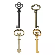 Skeleton Keys Set,Roll TOP Desk Lock Key,Grandfather Clock Door Key for Antique