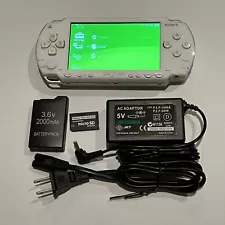 IPS White Sony PSP 1000 System w/ 64gb Memory Card Bundle