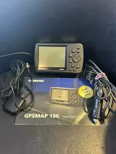 GARMIN GPSmap 196 Aviation Gps W/ Accessories