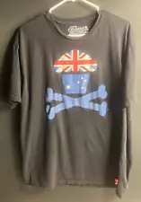 johnny cupcakes shirt size large distressed bake england UK great britain