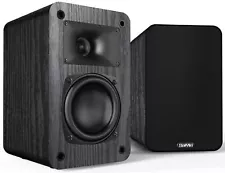 Passive Bookshelf Speakers for Desktop Stereo or Home Theater Surround Sound