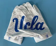 Under Armour UCLA Team Issued Football Gloves — Brand New — Mens XL — White