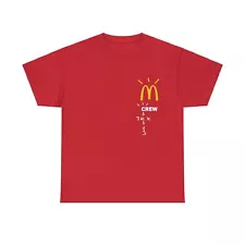 Travis Scott Cactus Jack McDonalds Crew T-Shirt Merch - All Colors and Sizes