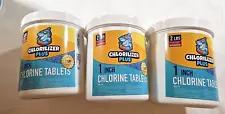 Chlorilizer Plus - 2 Lbs. Tablets 1 inch for Hot Tub SPA - 3 Container Lot