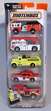 Matchbox MBX Fire (CJM04) 5 PACK 2015 - RARE not for sale anywhere on internet