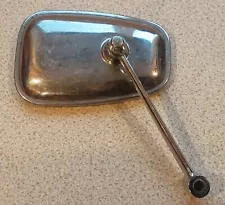 Vintage 1960s MG MIDGET Driver's Side Wing Mirror on Chrome arm FREE UK POSTAGE