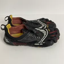 Vibram Five Fingers Shoes Mens 42 US 9 Black Red Komodo Sport Lace Up Minimalist