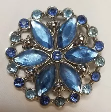 Blue Brooch pin.