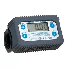 Fill-Rite Tt10pn Flowmeter,For 1" Pipe,Fnpt,2 To 35 Gpm