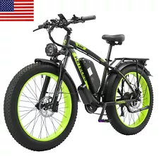 26" Fat Tire KETELES K800 1000W 48V/17.5Ah E-Bike for Adults Mountain Bicycle US