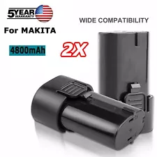 2Pack Battery For Makita 7.2V Li-ion GN900 TD020D BL7010 194355 194356 194355-4