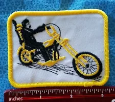 VINTAGE CHOPPER MOTORCYCLE PATCH EASY RIDER SEW ON BIKER PATCH