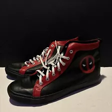 Official Marvel Deadpool High top Sneakers Size 13