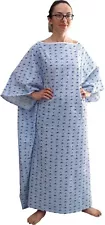 10XL Hospital Hospital Gown with Tie Back Oversized Bariatric Hospital Gown