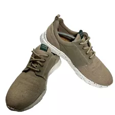 Dope Kicks Waterproof Hemp Canvas Sneakers Shoes Khaki Men Sz 10 US, 9 UK, 43 EU