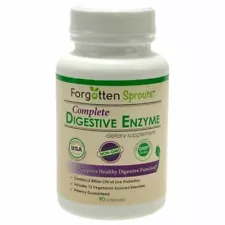 Non-GMO Complete Digestive Enzyme 2 Billion Probiotics 4 Strains Vegetarian