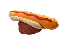 Adult Giant Hot Dog Hat Foot Long Wiener Headwear Food Truck Costume Accessory