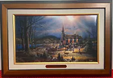 Terry Redlin “God Shed His Grace...” Framed Matted Linen Design 18"x13"