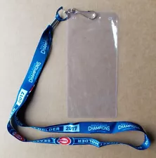 2017 Chicago CUBS Baseball - 2016 WORLD SERIES -- TICKET HOLDER LANYARD tb