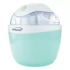 Brentwood 1 Quart Ice Cream and Sorbet Maker, Frozen Yogurt, Gelato, and Custar