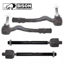 Bison Performance 4pc Inner & Outer Steering Tie Rod End Kit For A4 A5 Q5 S4 S5