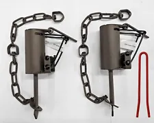 (PACK 2) Duke Dog Proof 0510 W/SETTER Coon Traps Trapping Supply Raccoon