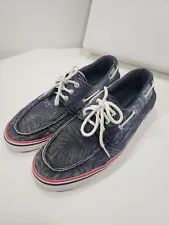 Men's Tommy Hilfigure Denim Boat Shoes Deck Shoes Size 10