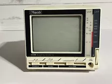 Vintage NIB White in Color Rhapsody Portable TV Model TVS 628 - No Power Adapter