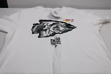 Nike Super Bowl 58 Kansas City Chiefs White Opening Night Media Size TSHIRT SZ L