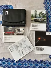 BMW 6 SERIES CONVERTIBLE OWNERS HANDBOOK PACK 2012 2015.