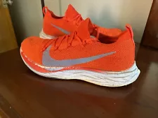 Nike Zoom Vaporfly 4% Flyknit Bright Crimson Marathon Running Sz 10