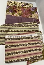 Fabric Lot Moda Hampton Stripe April Cornell Decadent Victorian for Sewing