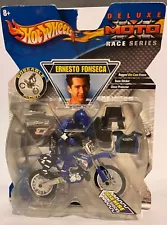 Hot Wheels Deluxe Moto X Race Series Ernesto Fonseca Yamaha #25 Dirt Bike NEW