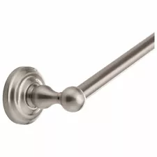 Satin Nickel Towel Bar Jamestown Design 18"