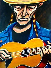 WILLIE NELSON PRINT poster martin acoustic guitar highwaymen outlaws stardust