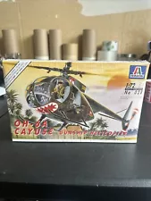 Italeri OH-6A Cayuse Gunship Helicopter Model Kit