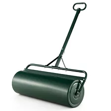 Lawn Roller Push/Tow Behind a Tractor Sod Drum Roller for Garden Yard Park Farm