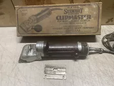 STEWART ELECTRIC CLIPMASTER LIVESTOCK CLIPPERS. MODEL 51-1