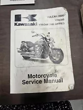 Kawasaki 2004-2006 Vulcan 2000/VN2000/Vulcan2000 Limited Motorcycle Service Manu