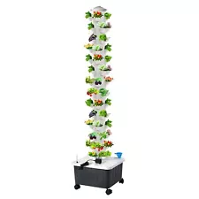 Hydroponics Growing System 70-Plant Sites Vertical Garden Planter Indoor Smar...