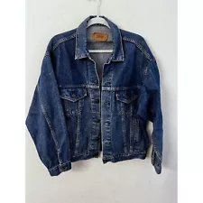 Levi’s denim jacket made in USA mens size large