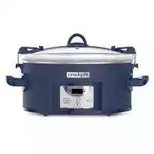 Crock-Pot 7qt One Touch Cook and Carry Slow Cooker - Blue