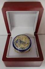 Stephen Curry- 2017 Golden State Warriors Championship Ring W Wooden Display Box