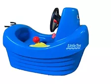 Little Tikes Blue Tug Boat Little Tug Toddler Child Kid Size Pretend Ride On Toy