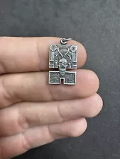 3.5g Vintage Sterling Silver 925 Aztec Pendant Jewelry lot D