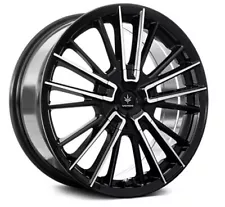 Verde Wheels Influx Black 16 x 7.5 Black Machined Rim 5 x 4.5 or 4.25 +40mm off