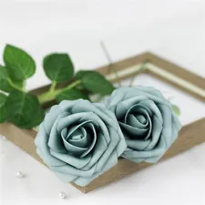 25 50 100 Foam Roses Artificial Flower Wedding Bouquet Party Shower Decor Crafts