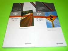 2023 TOYOTA CROWN OWNERS MANUAL SET 23 +MULTIMEDIA GUIDE LIMITED PLATINUM XLE